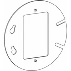 Orbit 4R1000 4 Inch Octagon PLASTER RING  FLATT  Raised Open