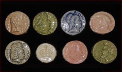 OIL MILL MH KINGS AND QUEENS OF FRANCE MEDAL FEVE CERAMIC 2D to choose from