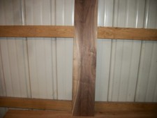 1PC WALNUT LUMBER WOOD KILN DRIED BOARD 34 3/16"X 6 7/16"X 13/16" LOT 743Z CLEAR