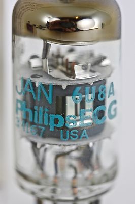 5) Philips ECG JAN 6AN5WA Electronic Amplifier Tube