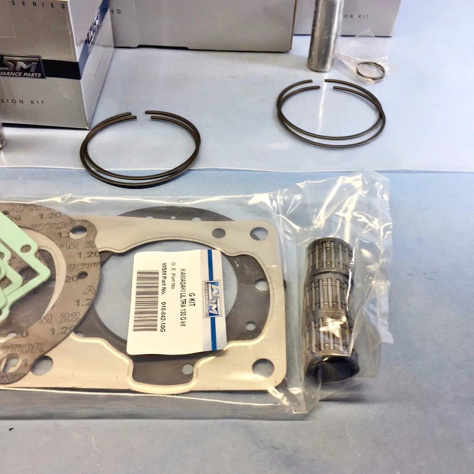 NEW 80.00mm STD WSM PLATINUM TOP END KIT 2000-2004 KAWASAKI 1100 STX ULTRA 130 - Image 3 of 4