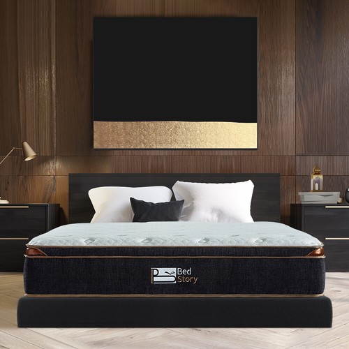 BedStory 12 Inch Gel Infused Memory Foam Hybrid Mattress Pocket Coil