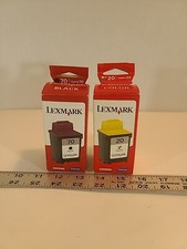 Lexmark Ink Cartridges-70 Black And 20 Color