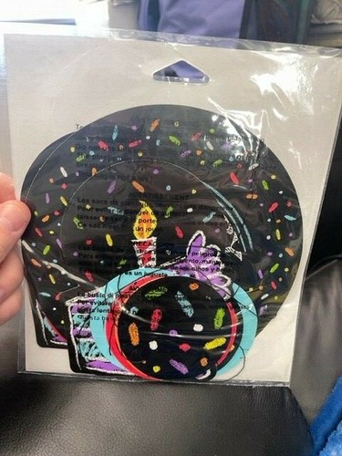 Chalkboard Hanging Cutouts Birthday Party Decoration Party Supply Black New!!! - Picture 2 of 2