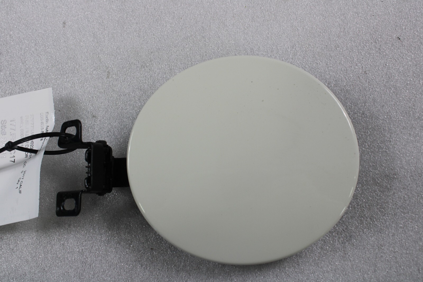 Ferrari California T, Fuel Filler Door w/ Hinge, White, Used, P/N 85074411