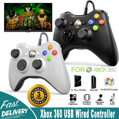 Wired Controller USB For PC Compatible With Xbox 360 / Windows 7 8 10 11 Gamepad