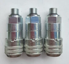 3 Eaton 10FFS56ORM Flat Face Quick Disconnect 3/8 Socket Coupling SAE 9/16-18 