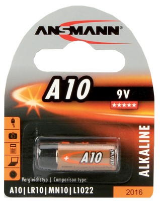 ANSMANN Alkaline Batterie A10 9 Volt 1er Blister