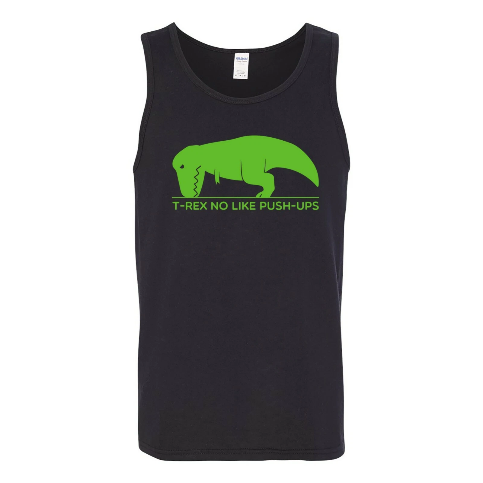 T-Rex No Like Push-Ups - Funny TRex Dinosaur Gym Workout Humor Tank Top