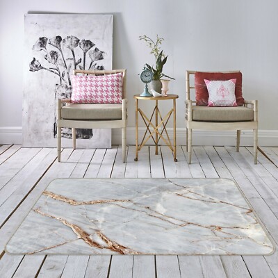 3D Marble Crack NAO7798 Game Rug Mat Elegant Photo Carpet Mat Fay