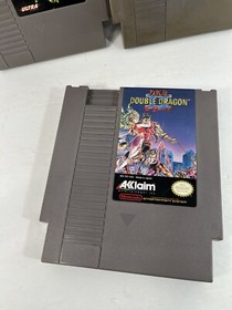Double Dragon II Teenage Mutant Ninja Turtles 1 e 2 NES Nintendo pulito testato