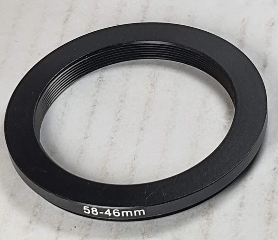 58-46mm Step-Down Lens Filter Converter Adapter Ring 58mm-46mm E58-E46 58-46 - Image 4 of 4