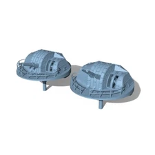 MRY-SFW LY604 1:350 IJN Type 89 127mm Twin AA Gun