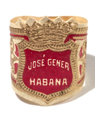 Vintage La Escepcion Cigar De Jose Gener Band/Label Aprox 3/4'' Diameter