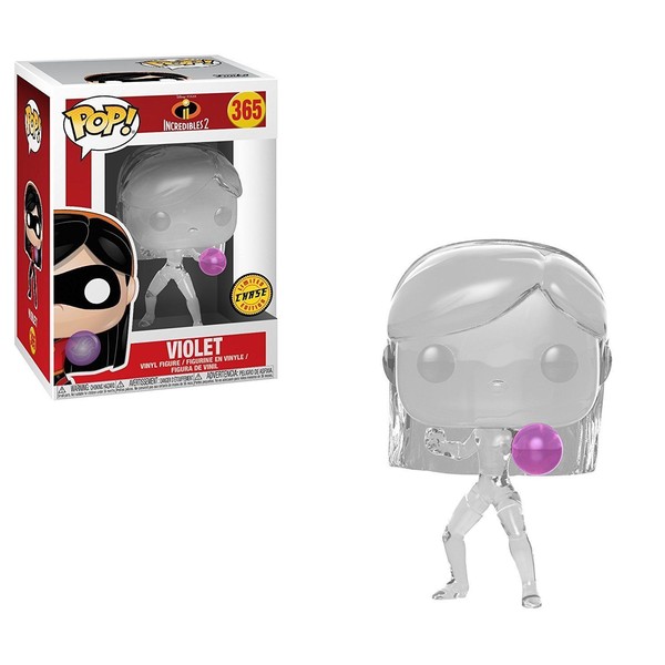 "Disney Pixar Incredibles 2 - Violet Chase Clear 3.75\" Pop Vinyl Figur Funko 365"-image