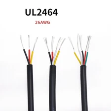 2 3 4 5 6 7 8 9 10 Core Power Cord Electronic Wire UL2464-26AWG Soft Wire Cable