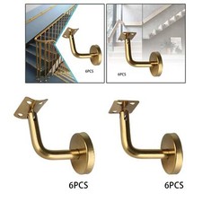 6x Hand Rail Brackets for Stairs Modern Office Staircase