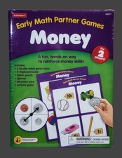Lakeshore Early Math Partner Games - Money / 4 Yrs. BRAND NEW