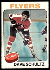 1975-76 O-Pee-Chee Vintage Hockey Dave Schultz #147 VIEW SCAN