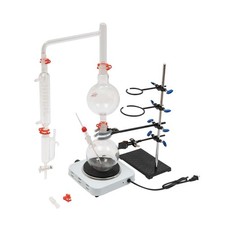Organic Chemistry Lab Glassware Glass Kit Distillation Equipment Set 1000mL NEW