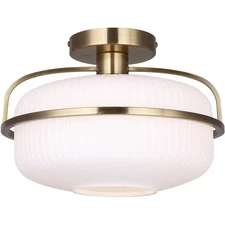 Canarm Lighting ISF2190B01GD Eve Semi-Flush Mount Gold