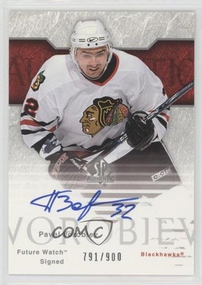 2003-04 SP Authentic Future Watch 791/900 Pavel Vorobiev #138 Auto 05u8