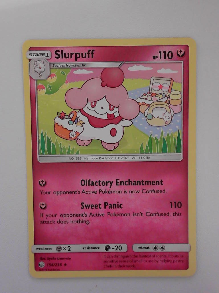 Slurpuff 154/236 Rare Cosmic Eclipse Pokemon Near Mint
