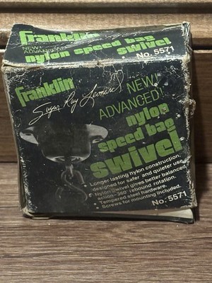 VTG Franklin Advanced Nylon Speed Bag Swivel No 5571 w/Box Sugar Ray Leonard NEW