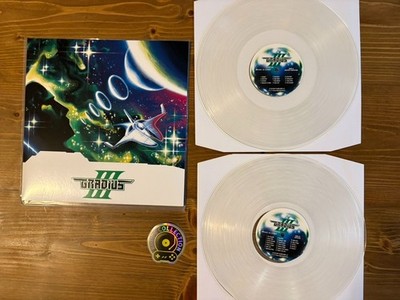 Gradius III Original Soundtrack 2xLP Clear Vinyl, Konami Kukeiha Club, VGM