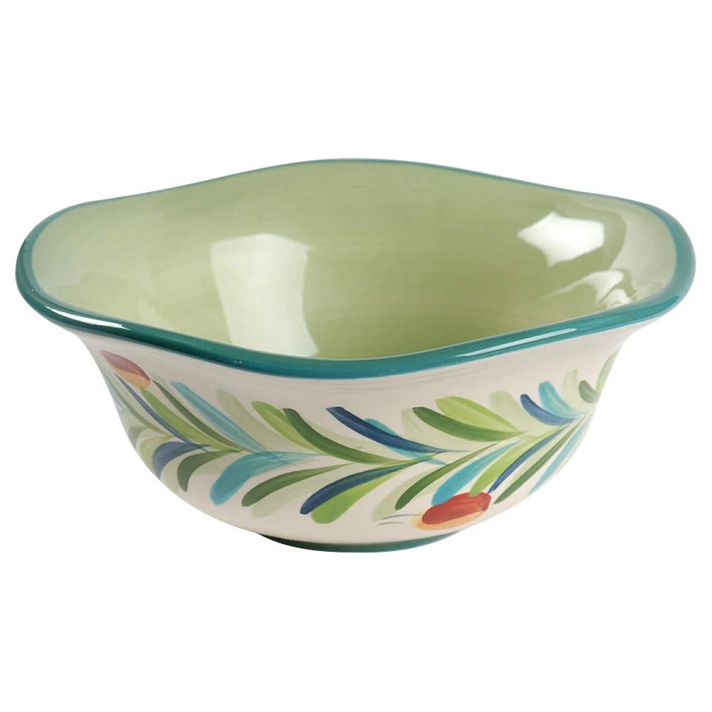 Plat Carré Gail Pittman Provence - Vert - 8 Pouces - Comme Neuf