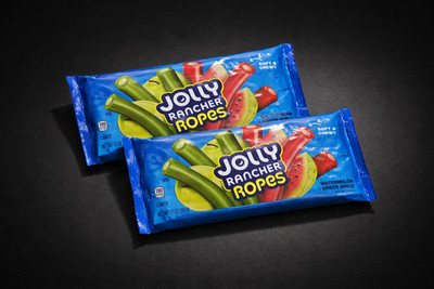 2 Pack Jolly Rancher Rope Blue Raspberry+Cherry Candy 10oz Limited Edition