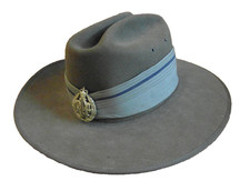 WW2 style Australian Army RAAF Slouch Hat Bush Felt British Burma Chindits