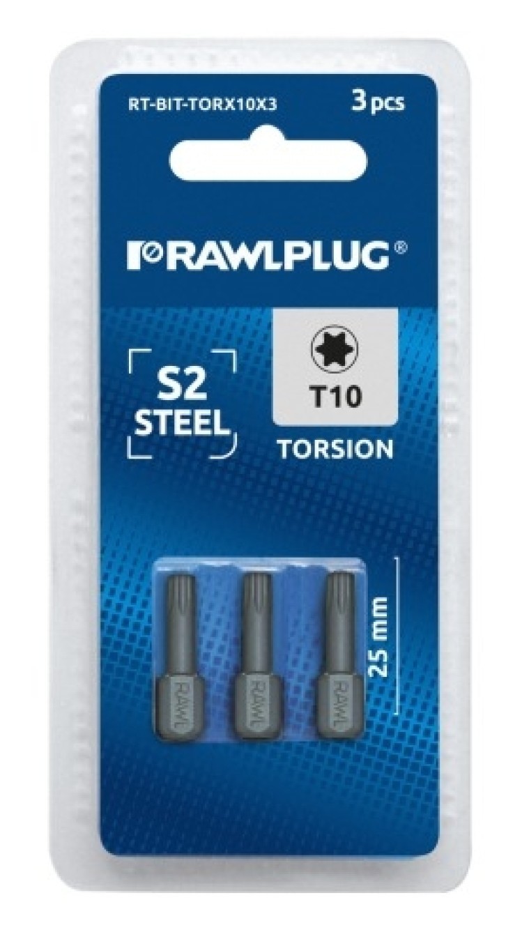 Torsion Torx T10 Bits 25mm RT-BIT-TORX10/25/20pcs