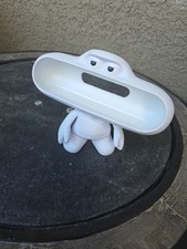 Beats by Dre Pill Bluetooth Speaker White with Character Figure Stand Used