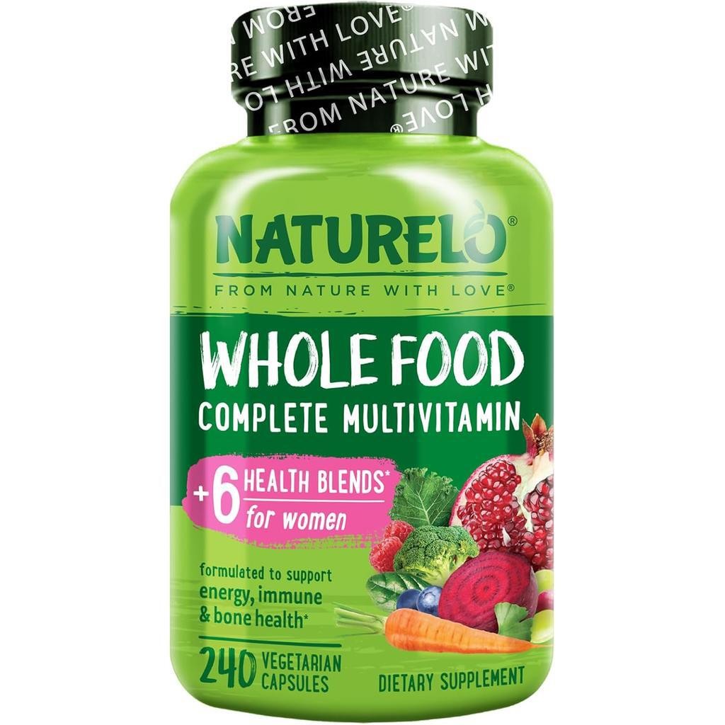 Women's Whole Food Multivitamin, Vegan | NATURELO UK