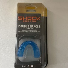 Shock Doctor Double Braces Strapped Mouthguard New