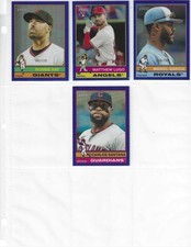 2025 Topps Heritage High Number Chrome Blue Border Lot ( 4 total, w/1 SP)