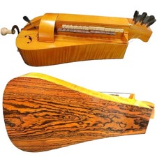 Cocobolo wood 6 strings 24 keys Hurdy Gurdy, Free case, Beautiful Rich sound
