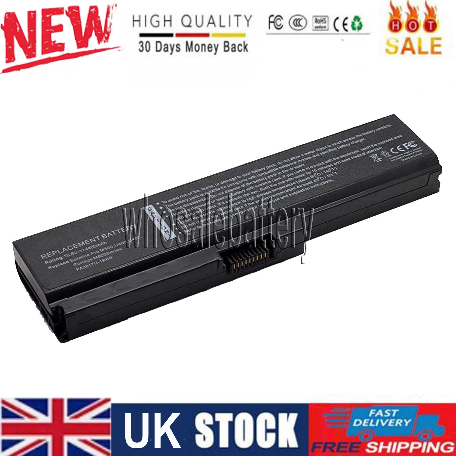 Battery PA3817U-1BRS/1BAS For Toshiba Satellite C660 L730 L735 L740 L750 L770