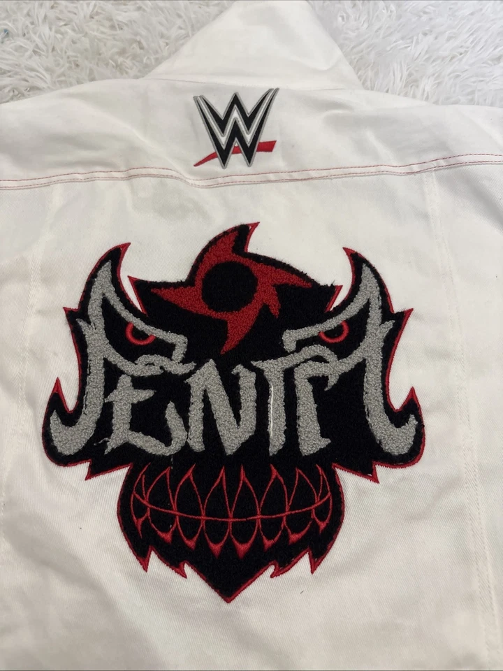 Chaqueta vaquera WWE Penta auténtica para hombre pequeña nueva sin etiquetas Foto 2 de 4