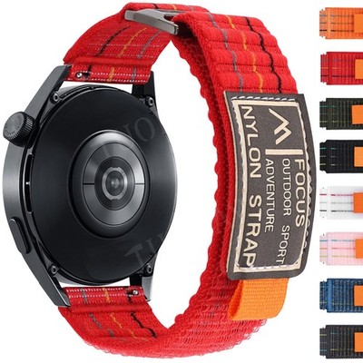 Nylon Sports Loop Armband Für Samsung Galaxy Watch FE 7 3 4 5 6 Classic 43/47mm