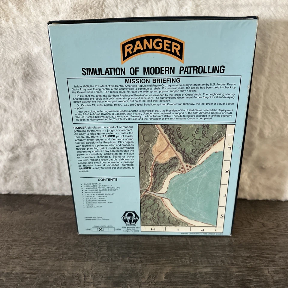Ranger Simulation Of Modern Patrolling Operations 1988 Omega Games 1001 - Image 2 of 4