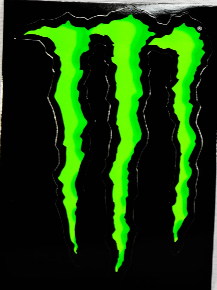 Monster Energy Sticker Aufkleber Schwarz 11x8cm Werbung BMX Merchandise