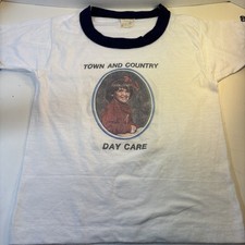 RareVintage 70 s Screen Stars Town And Country Single Stitch Kid's T-Shirt 5-6