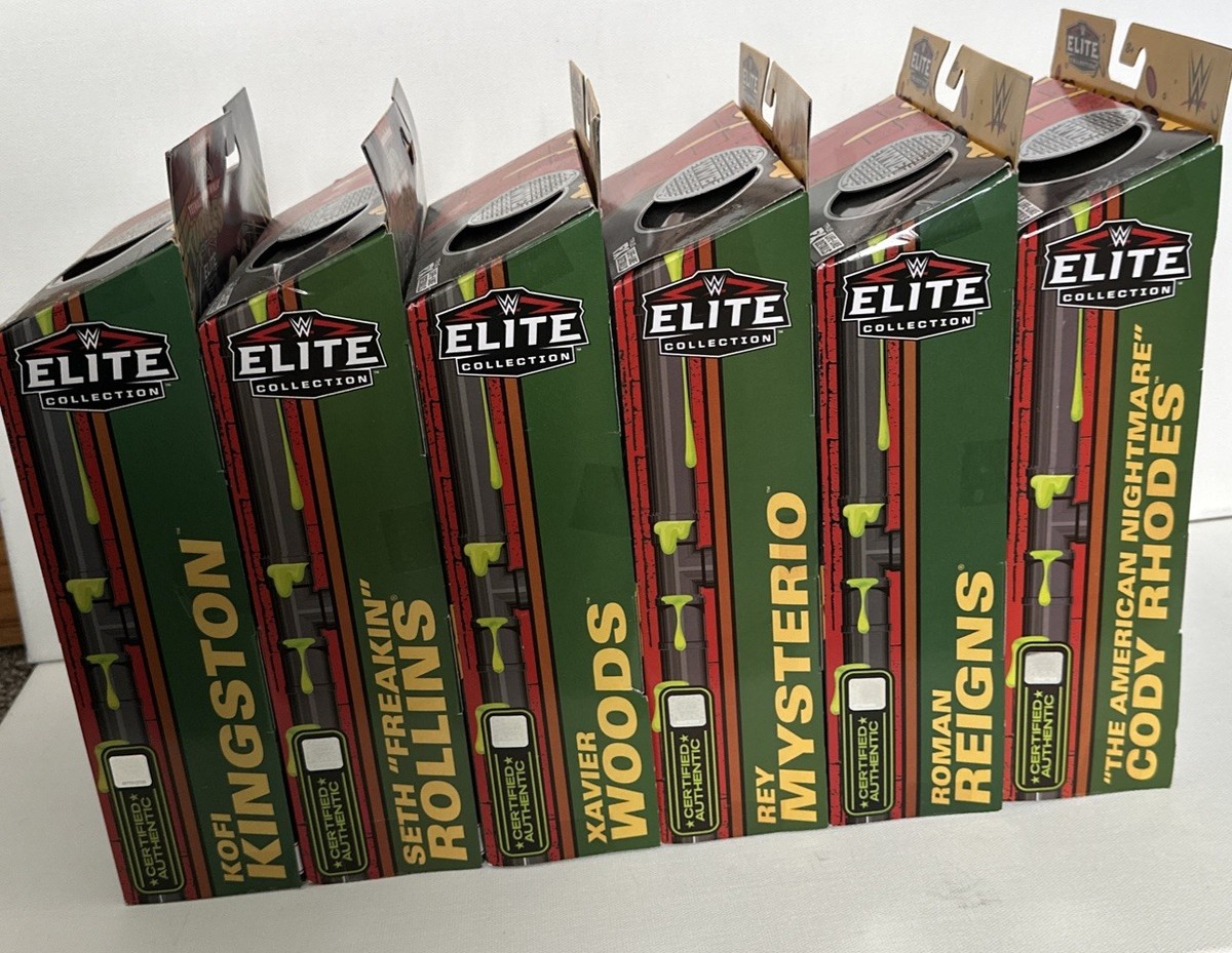 WWE Elite Collection Teenage Mutant Ninja Turtles Complete Set of