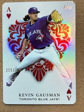 Kevin Gausman 2023 Topps All Aces #AA-50 Black Back 215/299 Toronto Blue Jays