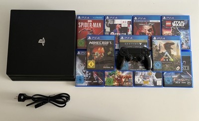 PLAYSTATION 4 PRO | 1TB | FW 11.0 | SCHWARZ | 11 SPIELE | USW.  