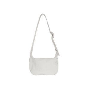 COS Nylon Crossbody Saddle Bag Light Grey