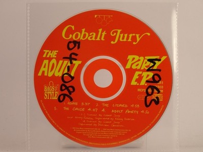 COBALT JURY THE ADULT PARTY EP (X11) 4 Track CD Single including Plastic Sleeve 