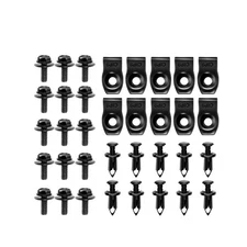 GOOACC GRC-70 35PCS Engine Under Cover Splash Shield Guard Body Bolts Bumper ...